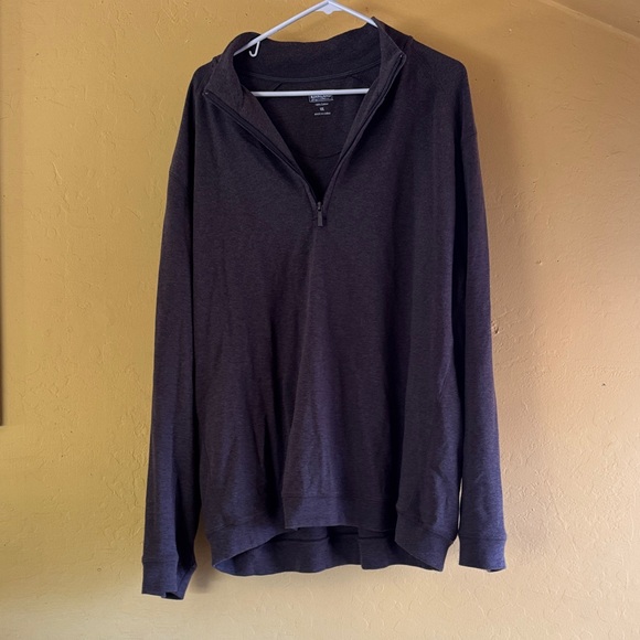 Brown quarter zip - Picture 1 of 3